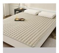 Tapis de couchage rafraîchissant en mousse à mémoire de forme de 2 cm d'épaisseur, respirant, pliable, pour lit double, gris essentiel, 90 x 190 cm, parfait pour le confort estival