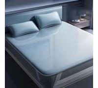 Tapis de couchage rafraîchissant en soie glacée de 5 mm d'épaisseur, matelas d'été, chute de température jusqu'à 22 ℃, idéal pour le confort par temps chaud