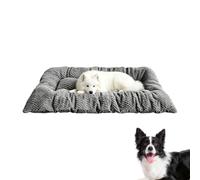 Tapis de couchage rectangulaire doux avec coussin et bords surélevés | Tapis de couchage pour camping, maison, canapé, caisse, sol, entrée, maison, petit, moyen et grand