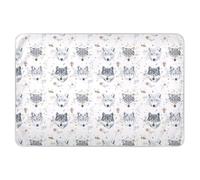 Tapis de couche esthétique réutilisable - Imperméable et lavable - Doux pour la peau - Pour enfants - 132,1 x 86,4 cm (L x l)