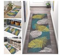 Tapis de couloir 1 m 1,5 m 2 m 2,5 m 3 m 3,5 m 4 m 4,5 m 5 m 6 m Tapis doux à poils courts pour cuisine, chambre à coucher, buanderie, balcon, tapis de sol antidérapants lavables ( Size : 80×150cm )