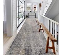 Tapis de Couloir 1 m 150 cm 2 m 2,5 m 300 cm 3,5 m 4 m 450 cm 5 m 6 m Tapis Modernes étroits lavables, Tapis de Sol Extra Long et Doux au Toucher pour Couloir d'hôtel(120×500cm)