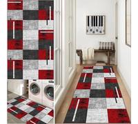 Tapis de Couloir 50 x 280 cm Tapis de Passage Long antidérapant Tapis Cuisine Devant Evier Antiderapant Lavable Tapis de Entree Interieur Long Tapis Paillasson Absorbant pour Salon Chambre Buanderie
