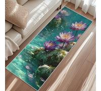 Tapis de Couloir 50x120 cm Rose Pâle, Tapis de Passage Couleur Unie Antidérapant Lavable en Machine, Carpet Long pour Cuisine, Chambre, Entrée, Salon, Buanderie, Décoration Intérieure b5&o286