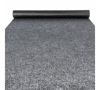 Tapis de couloir anti-salissures - Nervuré - Gris - Vendu au mètre - 100 x 500 cm