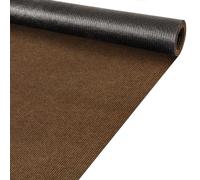 Tapis de couloir anti-salissures - Nervuré - Marron clair - Vendu au mètre - 100 x 160 cm