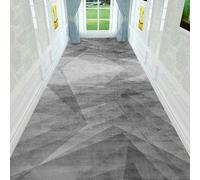 Tapis de couloir antidérapant avec envers en caoutchouc souple et lavable pour escaliers et zones à fort trafic, extra long