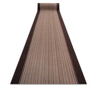 TAPIS DE COULOIR ANTIDÉRAPANT CARNABY marron 67cm 67x1350 cm