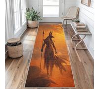 Tapis de Couloir Antidérapant Égypte Ancienne Tapis de Couloir Lavable Anubis Égypte Ancienne Carpet 60 x 200 cm pour Interieure Entrée Passage Chambre Salon Salle à Manger Scalier Poil Ras Rug iB&D13