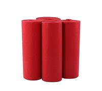 Tapis de couloir antidérapant pour allée de mariage, fête de Noël, décoration d'événement, accessoire d'extérieur, rouge 1 x 20 m