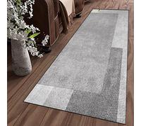 Tapis de couloir antidérapant pour couloir et cuisine, tapis moderne géométrique dégradé 60 x 500 cm, largeurs personnalisables : 40/60/80/100/120 cm, tapis élégant pour le salon.