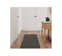 vidaXL Tapis de couloir aspect sisal Anthracite 50x150 cm lavable