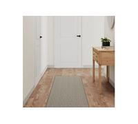 vidaXL Tapis de Couloir Aspect sisal Taupe 50x250 cm, Tapis d'entrée, Tapis de Porte, Tapis de Couloir Lavable, Moquette de Couloir, Moquette de Sol