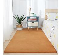 Tapis de couloir doux, en fausse fourrure moelleuse avec dessous à pois antidérapants qui ne perdent pas leurs poils pour chambre d'enfant et chambre d'enfant, idéal pour le salon et la chambre à