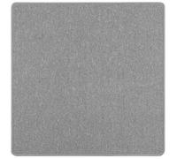 Tapis de couloir en polypropylène - vidaXL - 100x100 cm - Gris clair - Antidérapant - Lavable en machine