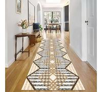 Tapis de Couloir Grand Gris Marron Beige Lavable Tapis de Couloir 1,5/2/2,5/3/3,5/4/4,5/5/6/7/8/9Meter Tapis Zone Balcon Ferme Hall(70 * 200cm)