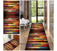 Tapis de Couloir Long, Tapis de Passage Lavable Antidérapant, Tapis de Salon Chambre Cuisine, Tapis de Course, Tapis Balcon Exterieur, 50 x 120 cm Tapis de Porte, Tapis de Cuisine Devant l'évier