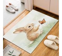 Tapis de couloir motif animaux de la jungle, antidérapant, lavable, rectangulaire, pour salon, entrée, chambre à coucher, cuisine, 120 x 170 cm