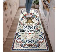 Tapis de couloir rectangulaire antidérapant qui ne perd pas ses poils pour cuisine, chevet, entrée, couloir, décoration de couloir, 6 x 1,8 m