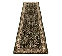 Tapis de Couloir Royal ADR, Classique, Traditionnel, pour l'entrée, Le Hall, Le Couloir, Haute qualité Vert 60x200 cm