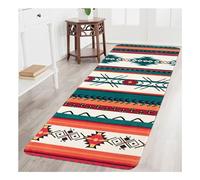 Tapis de Couloir Tapis de Sol Lavable en Flocons de Peluche Tapis de Cuisine Moelleux et Antidérapant pour Entrée, Salle de Bain, Chambre à Coucher(#Modern1,40x60cm)
