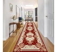 Tapis de couloir traditionnel long et étroit, 1 m, 1,5 m, 2 m, 2,5 m, 3 m, 3,5 m, 4 m, 4,5 m, 5 m, 6 m de long, avec envers antidérapant, tapis de sol lavable pour le passage des escaliers ( Size : 80