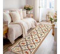Tapis de couloir traditionnel rustique, motif moutons, hirondelles, crème, antidérapant, esthétique, rectangulaire, pour cuisine, entrée, buanderie, couloir, 6,1 x 2,4 m