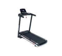 Tapis de course Moma Bikes 1500W, écran LCD, 4 capteurs de fréquence cardiaque intégré au guidon et 12 programmes d'entraînement Noir