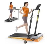 Tapis de Course 6 en 1, Pente 1%-6%-12%, Vitesse 12km/h, Hauteur de la Colonne Montante télescopique 115CM, Angle de la Colonne Montante 95°-105°, 2.5 HP, Compact et Portable，Adapté aux familles