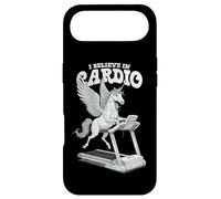 Tapis de Course Amusant avec Licorne I Believe in Cardio Training Coque pour iPhone Air