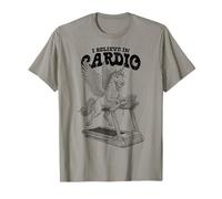 Tapis de Course Amusant avec Licorne I Believe in Cardio Training T-Shirt