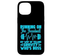 Tapis de Course Amusant pour Homme et Femme Motif Who's Boss Coque pour iPhone 15