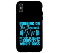 Tapis de Course Amusant pour Homme et Femme Motif Who's Boss Coque pour iPhone X/XS