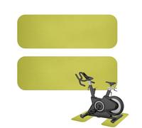 Tapis de course antidérapant pour vélo d'appartement, réduction du bruit, 25 x 80 cm, tapis de vélo | pour Home Gym, yoga, exercices, garage, salle de jeux, Pilates, sols en