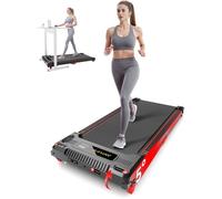Tapis de course Anylife compact et silencieux pour intérieur, inclinable, charge max 150 kg, télécommande incluse