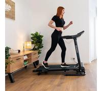 Cecotec Tapis de Course Pliable DrumFit WayHome 1200 Runner Sprint. 1100 W, de 1 à 12 km/h, 12 programmes, Panneau LED, Surface de Course de 110x40 cm, Inclinaison Manuelle, Roues