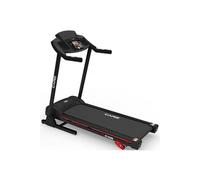 CARE Tapis de course connecté CT-5588-2 - 16 km/h - Kinomap - Noir et rouge