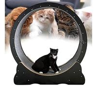 Tapis de course d'exercice avec roue pour chat, jouet de sport, sans espace, anti-pincement, pour perdre du poids, hamster silencieux avec dispositif de verrouillage, tapis de course tourne