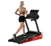 Tapis de course domestique et pro - Moteur 3 CV, 12 programmes, inclinaison 15%, vitesse max 12 km/h