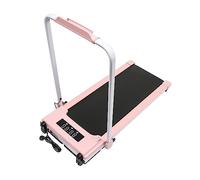 Tapis de Course électrique 10km / h Fitness Pliant bâton Marche Tapis de Jogging, Affichage LED Vitesse réglable, Parfait pour Une Utilisation à Domicile ou au Bureau (Rose)