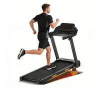 Tapis de course électrique 3 CV 12 km/h - 12 programmes, inclinaison 15%, usage domestique et professionnel