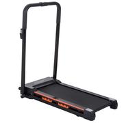 Tapis de course électrique de marche - HOMCOM - pliable - 370 W - télécommande - écran LCD - vitesse 1-6 Km/h - acier - noir