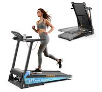 Tapis de course électrique pliable Formill FT61 - Moteur 3 CV, inclinaison 15 %, équipement de fitness à domicile