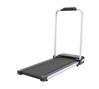 Tapis de Course Électrique Pliant 2 en 1 1-10km/h Tapis De Marche Pliable Compact Tapis De Course Vélos d'appartement Running Walking Pad LED Display Cadre Renforcé Fitness Maisons Gymnases Bureaux
