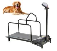 Tapis de course électrique pour chien avec garde-corps et affichage LED pour le fitness et l'activité canine