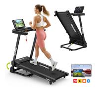 Tapis de course électrique ZIPRO Luma Pliable - Vitesse 12 km/h - Inclinaison 12 niveaux - Compatible Kinomap & FitShow