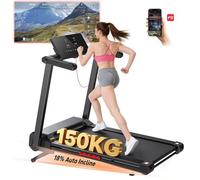 Tapis de Course FT62 - Tapis de Marche Pliable,Moteur 4.0HP,Inclinaison Anto 18%,Vitesse 1-16km/h, Écran LED Charge 150kg Pour Adult