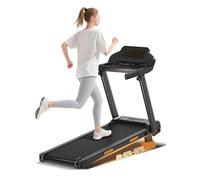 Tapis de course - Inclinaison 15%, 12 programmes, moteur 3 CV, 12 km/h, pour maison et salle de sport