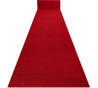 Tapis de course KARMEL plain crimson / rot 140 cm red 140x160 cm