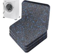 Tapis de course - Lot de 4 tapis d'équipement d'exercice pour protection du sol | Rembourrage anti-bruit et anti-vibrations | Pour tapis roulant, machine à laver, haltère, vélo stationnaire